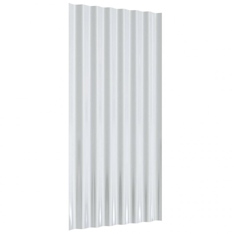 Panele dachowe, 36 szt., stal ocynkowana, 80x36 cm