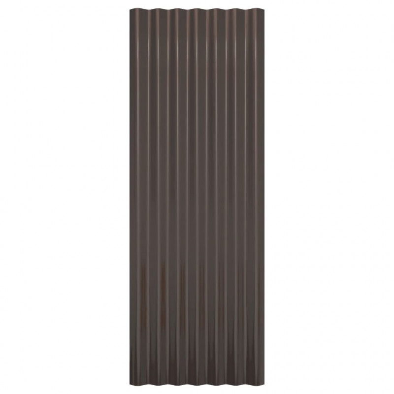 Panele dachowe, 12 szt., stal ocynkowana, 100x36 cm