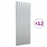 Panele dachowe, 12 szt., malowana proszkowo stal, 100x36 cm