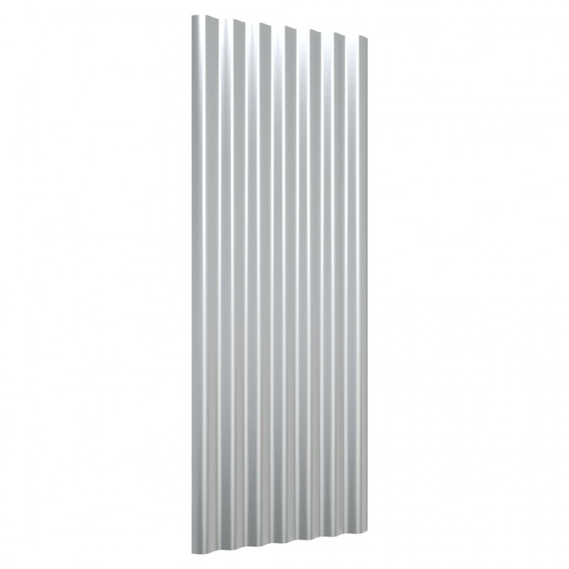 Panele dachowe, 12 szt., malowana proszkowo stal, 100x36 cm