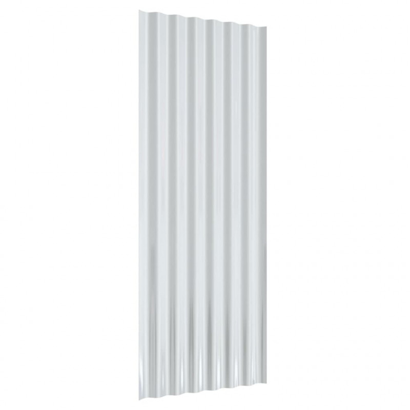 Panele dachowe, 12 szt., malowana proszkowo stal, 100x36 cm