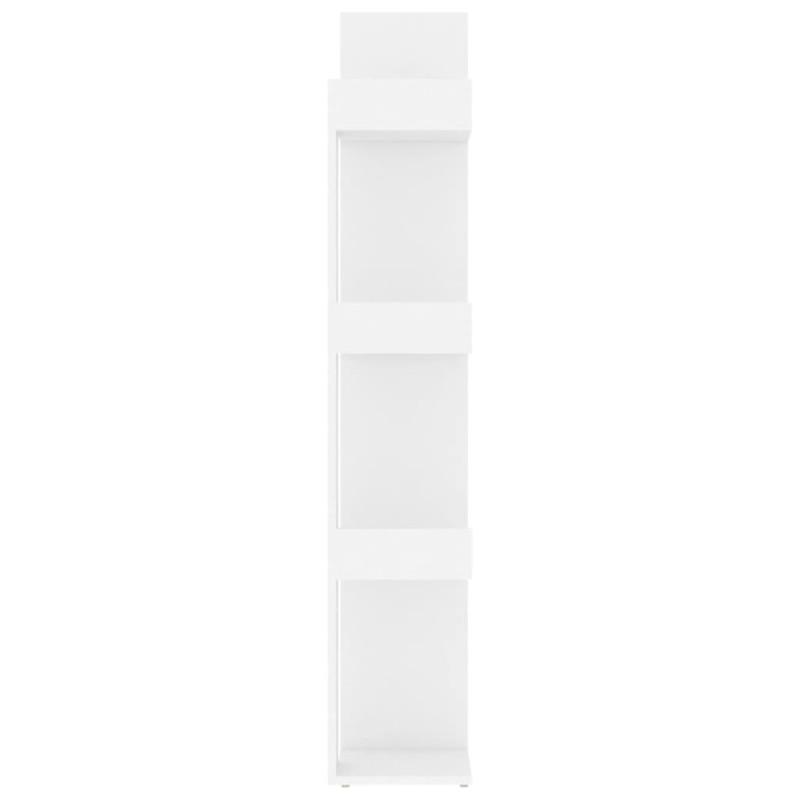 Regał na książki, biały 86x25,5x140 cm, materiał drewnopochodny