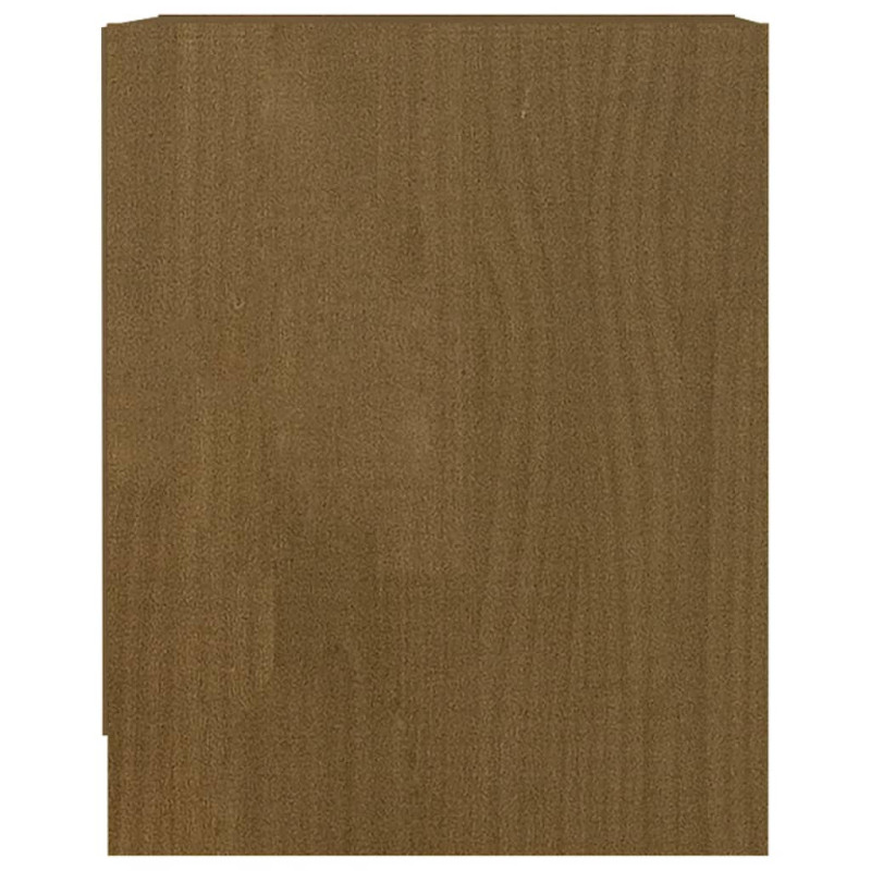 Szafka nocna, miodowy brąz, 35,5x33,5x41,5 cm, drewno sosnowe