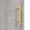 Witrynka szary dąb sonoma 69,5x34x180cm materiał drewnopochodny