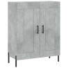 Witrynka, szarość betonu 69,5x34x180 cm materiał drewnopochodny