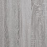 Witrynka szary dąb sonoma 69,5x34x180cm materiał drewnopochodny