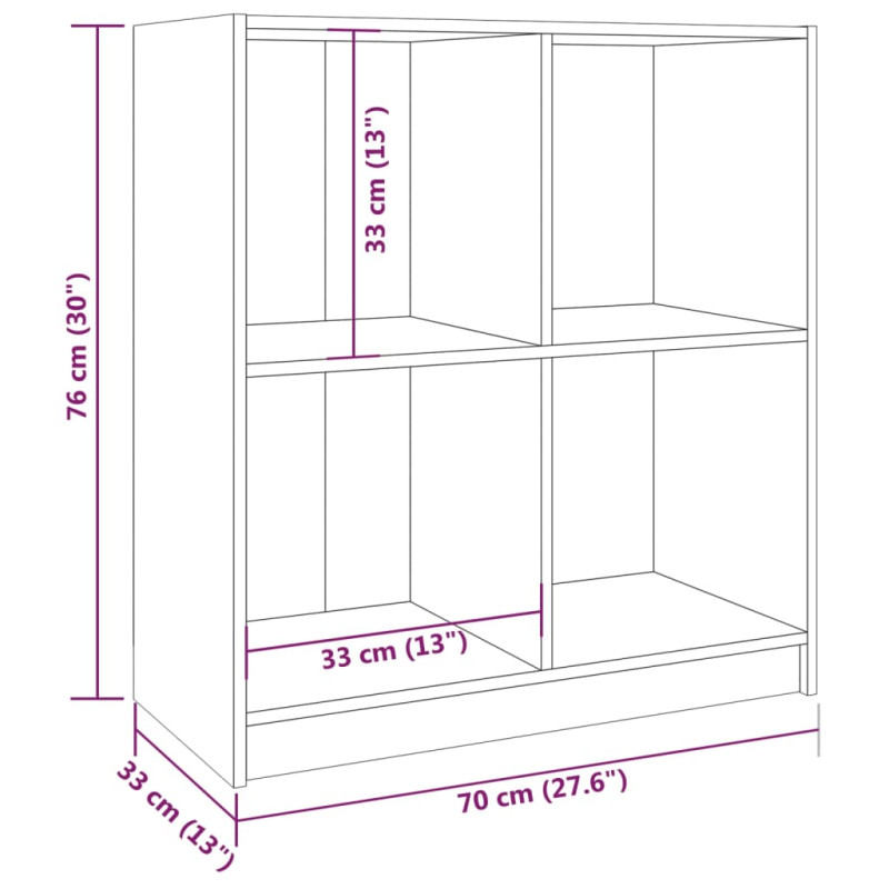 Szafka, czarna, 70x33x76 cm, lite drewno sosnowe