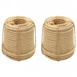 Liny sizalowe, 2 szt., 12 mm, 250 m