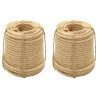 Liny sizalowe, 2 szt., 12 mm, 250 m