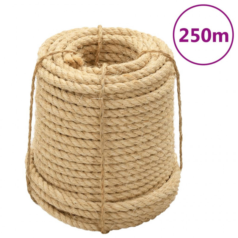 Liny sizalowe, 2 szt., 12 mm, 250 m