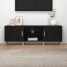 Szafka pod telewizor, czarna, 150x30x50 cm