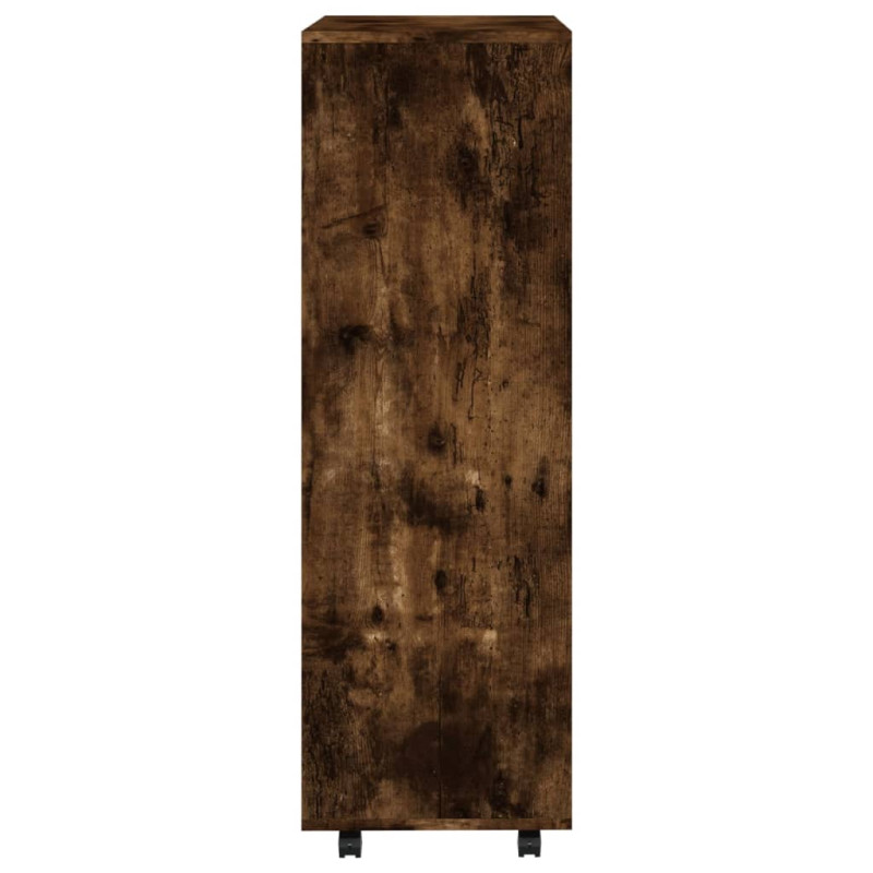 Szafa, przydymiony dąb, 80x40x110 cm, materiał drewnopochodny