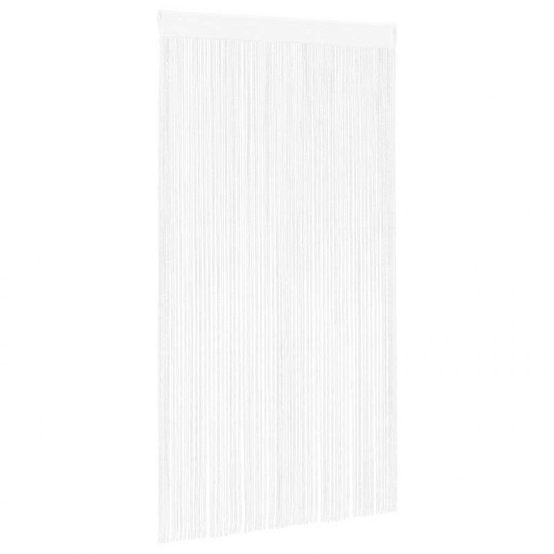 Zasłony sznurkowe, 2 sztuki,  100 x 250 cm, białe