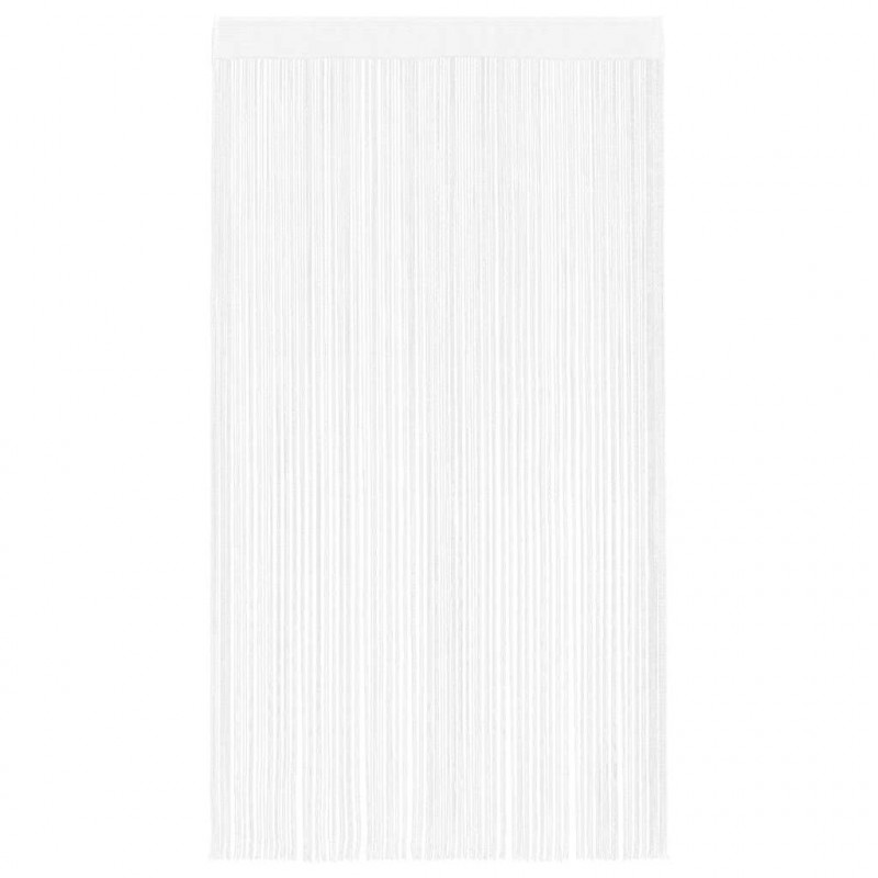 Zasłony sznurkowe, 2 sztuki,  100 x 250 cm, białe