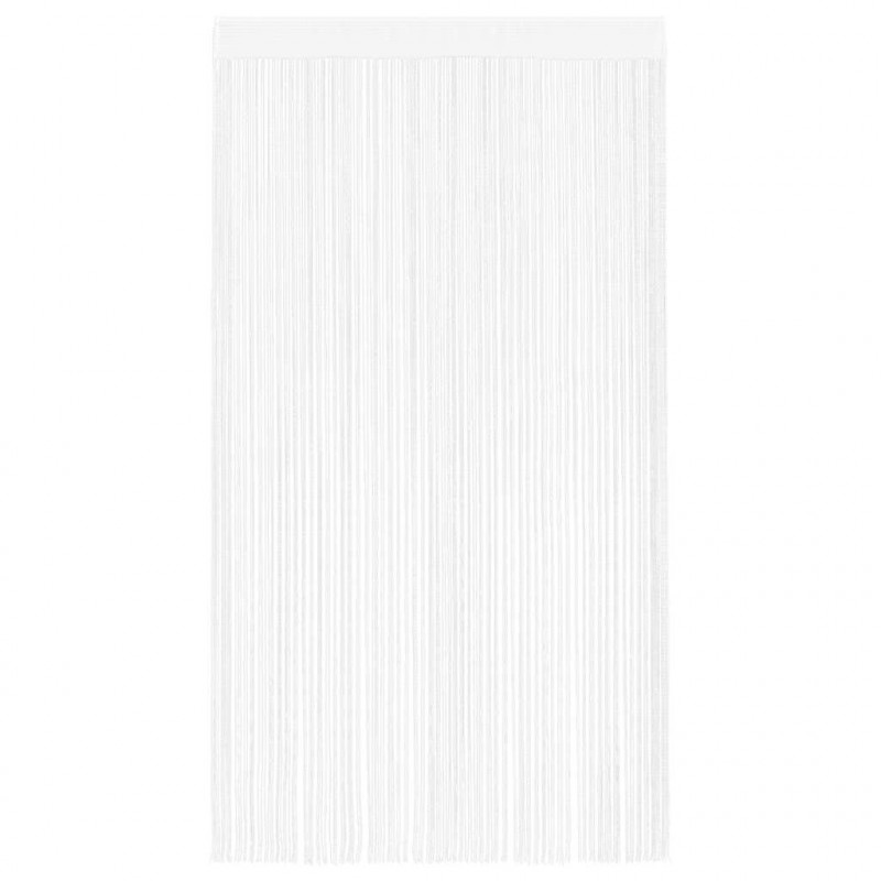 Zasłony sznurkowe, 2 sztuki, 140 x 250 cm, białe