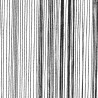 Zasłony sznurkowe, 2 sztuki, 100 x 250 cm, czarne