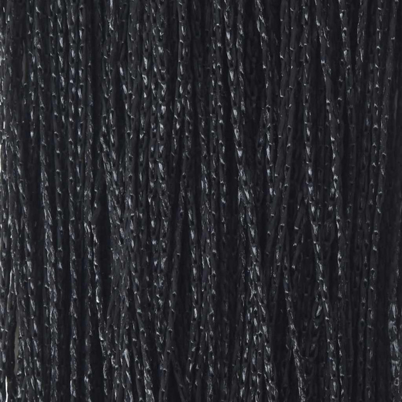 Zasłony sznurkowe, 2 sztuki, 100 x 250 cm, czarne