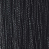 Zasłony sznurkowe, 2 sztuki, 100 x 250 cm, czarne