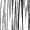 Zasłony sznurkowe, 2 sztuki, 140 x 250 cm, czarne