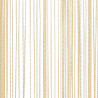 Zasłony sznurkowe, 2 sztuki, 100 x 250 cm, kremowe