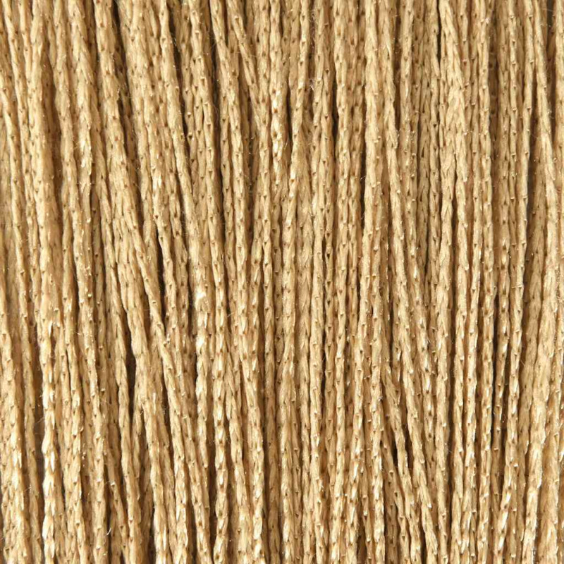 Zasłony sznurkowe, 2 sztuki, 140 x 250 cm, beżowe
