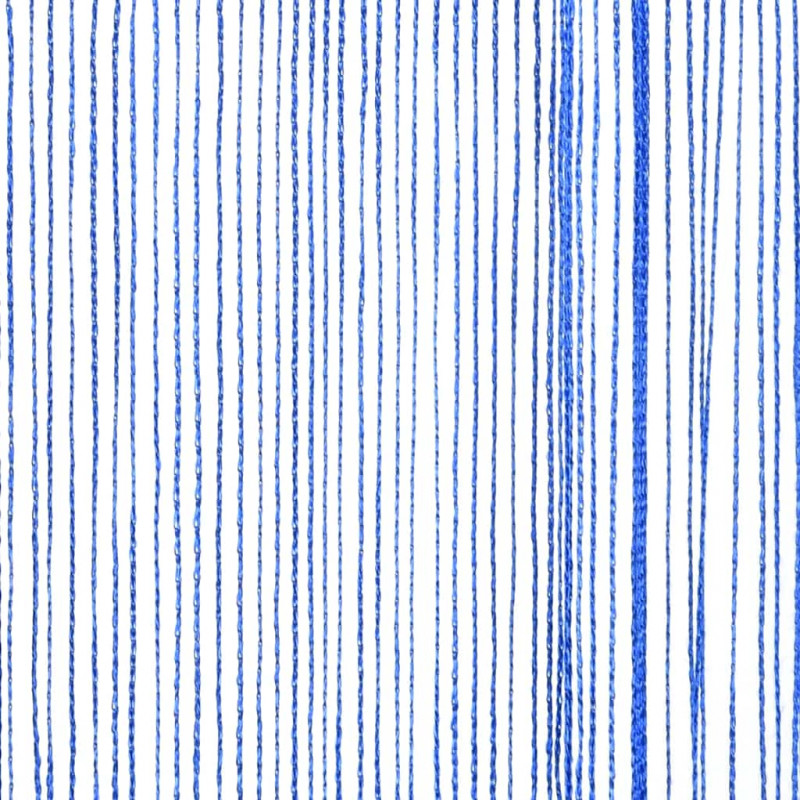 Zasłony sznurkowe, 2 sztuki, 140 x 250 cm, niebieskie