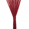 Zasłony sznurkowe, 2 sztuki, 140 x 250 cm, burgundowe