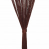 Zasłony sznurkowe, 2 sztuki, 140 x 250 cm, brązowe