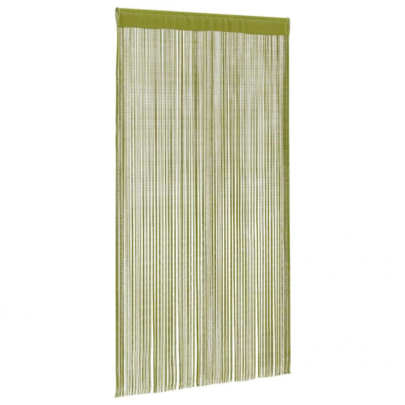 Zasłony sznurkowe, 2 sztuki, 140 x 250 cm, zielone