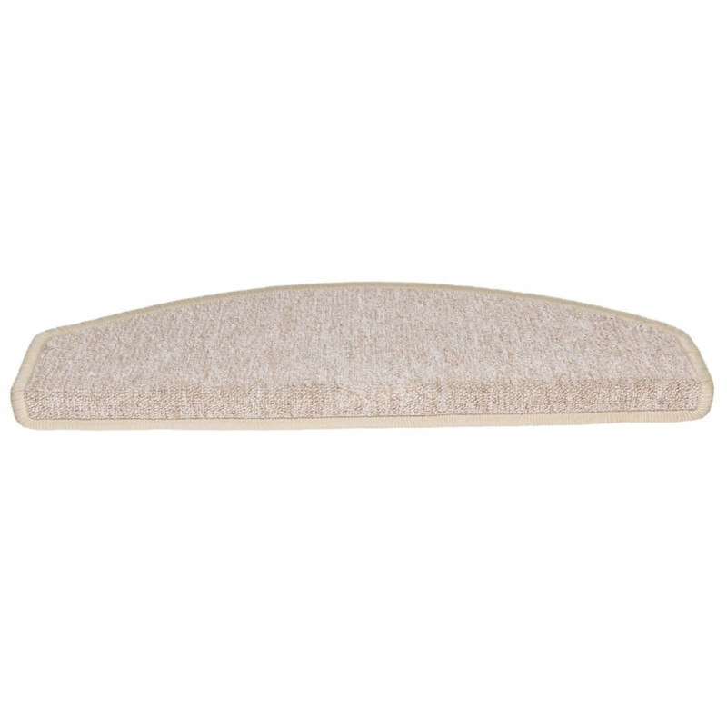 Nakładki na schody, 15 szt., 65 x 24 x 4 cm, taupe
