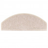 Nakładki na schody, 15 szt., 65 x 24 x 4 cm, taupe