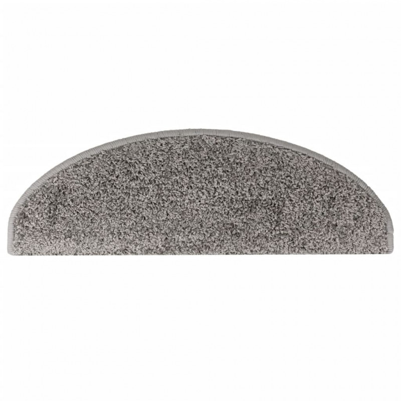 Nakładki na schody, 15 szt., szare, 65x21x4 cm