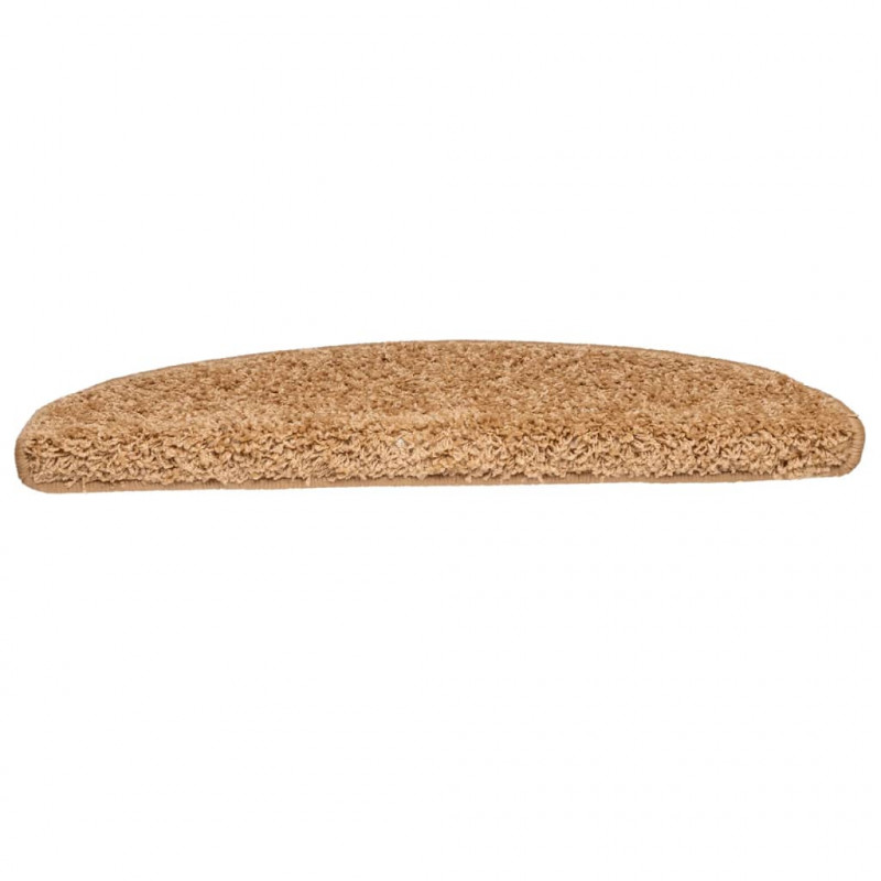 Nakładki na schody, 15 szt., beżowe, 65x21x4 cm