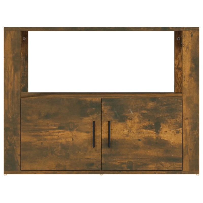 Szafka, przydymiony dąb, 80x30x60 cm, materiał drewnopochodny