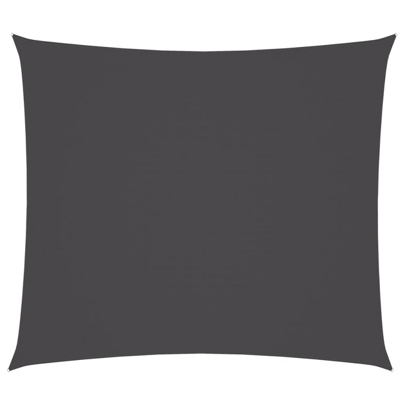 Żagiel ogrodowy, tkanina Oxford, prostokąt, 2x2,5 m, antracyt