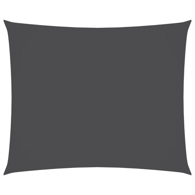 Żagiel ogrodowy, tkanina Oxford, prostokąt, 2,5x3,5 m, antracyt