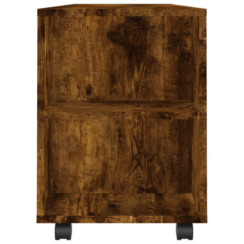 Szafka pod TV, przydymiony dąb, 102x34,5x43 cm