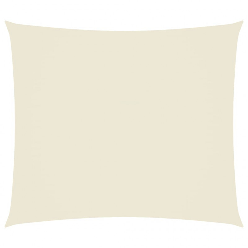 Prostokątny żagiel ogrodowy, tkanina Oxford, 2x2,5 m, kremowy