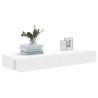 Szafki telewizyjne z LED, 2 szt., białe, 60x35x15,5 cm