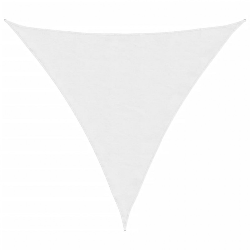 Trójkątny żagiel ogrodowy, tkanina Oxford, 3,6x3,6x3,6 m, biały