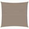 Żagiel ogrodowy, tkanina Oxford, kwadratowy, 2,5x2,5 m, taupe