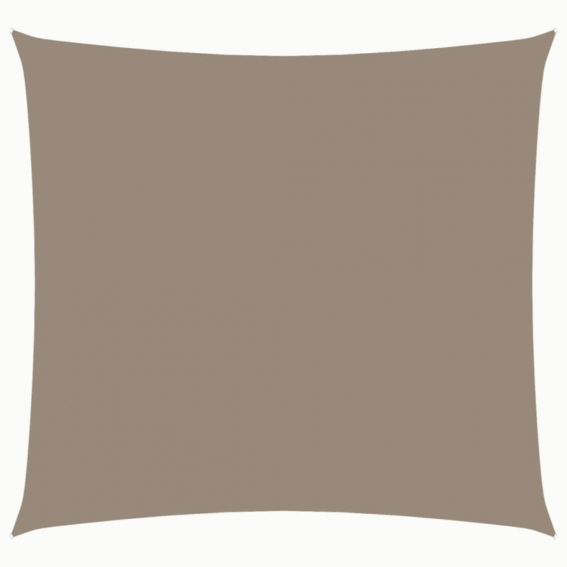 Kwadratowy żagiel ogrodowy, tkanina Oxford, 3x3 m, taupe