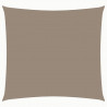 Kwadratowy żagiel ogrodowy, tkanina Oxford, 3x3 m, taupe