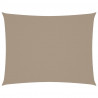 Prostokątny żagiel ogrodowy z tkaniny Oxford, 2x3 m, taupe