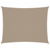 Prostokątny żagiel ogrodowy, tkanina Oxford, 2x3,5 m, taupe