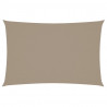 Prostokątny żagiel ogrodowy z tkaniny Oxford, 2x4 m, taupe