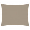 Prostokątny żagiel ogrodowy, tkanina Oxford, 2,5x3,5 m, taupe