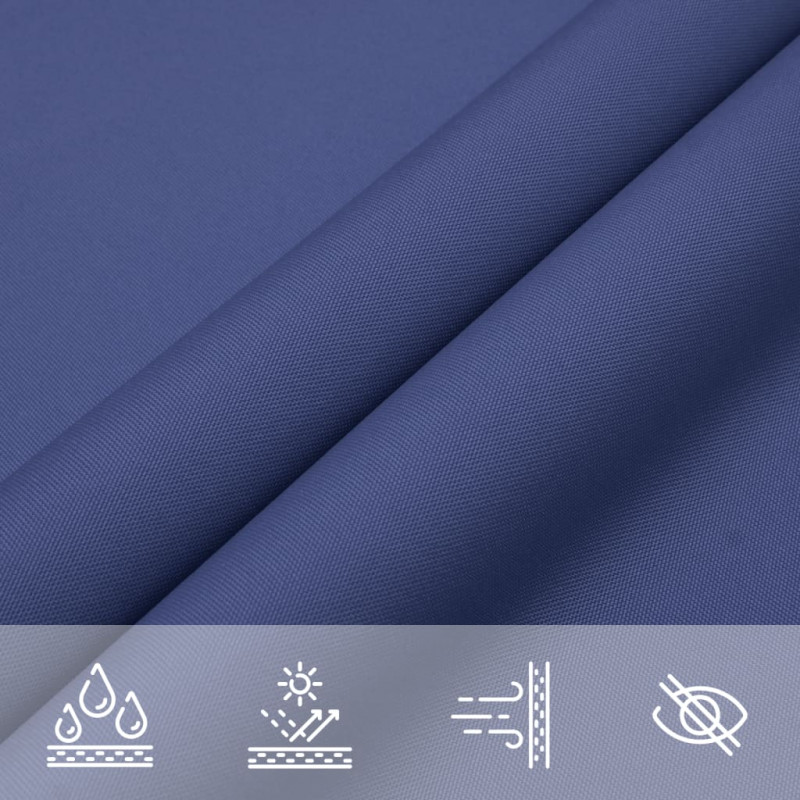 Kwadratowy żagiel ogrodowy, tkanina Oxford, 5x5 m, niebieski