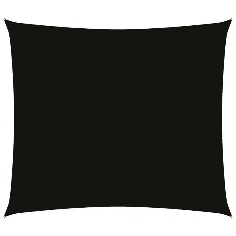 Prostokątny żagiel ogrodowy, tkanina Oxford, 2x2,5 m, czarny
