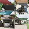 Prostokątny żagiel ogrodowy, tkanina Oxford, 2x3,5 m, brązowy